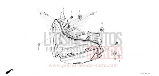 PROJECTEUR CBR500RACT de 2026